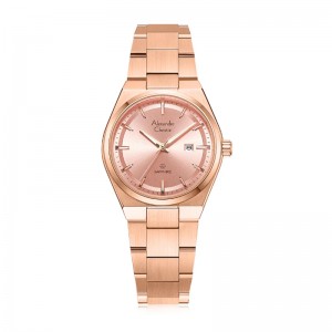 Alexandre Christie AC 8697 Rosegold Pink Lady Sapphire LDBRGPN
